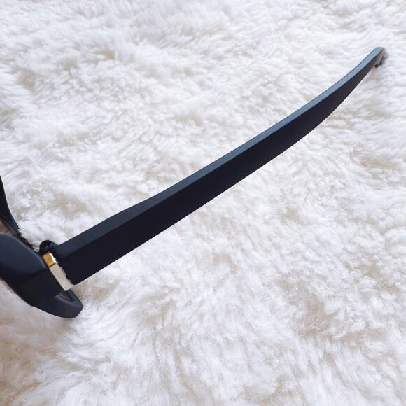 Otto Deep Midnight Blue Angular Frame Sunglasses - Picture 5 of 11